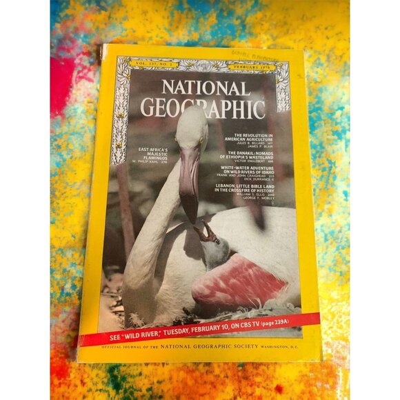 Vintage National Geographic Magazine (February 1970) Vol. 137, No. 2 AFRICA'S FL - Picture 1 of 5